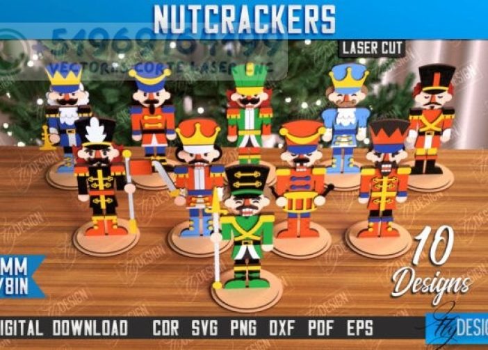 Pack de cascanueces navideños