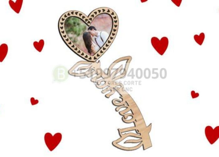 Pack de flores para el día de San Valentín Corazón Rosa1