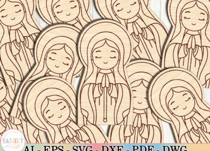 Paquete SVG de Virgen María