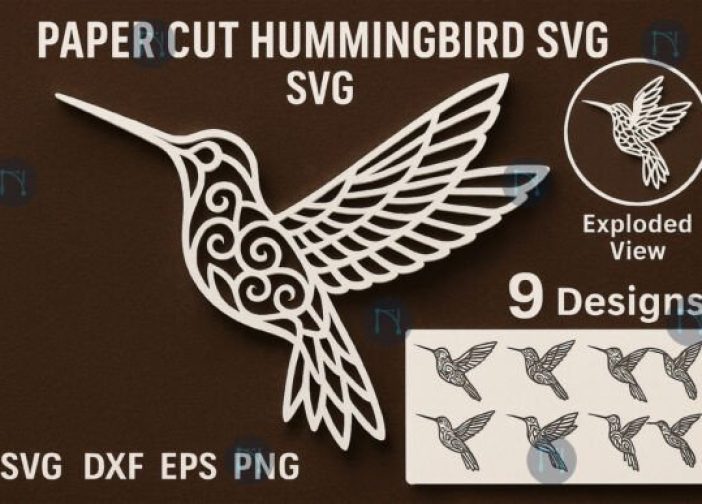 Paquete SVG de colibrí