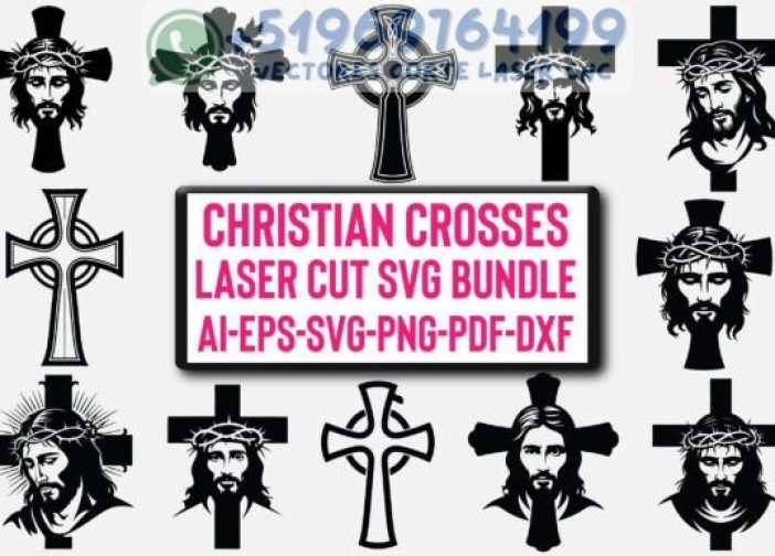 Paquete SVG de cruces cristianas