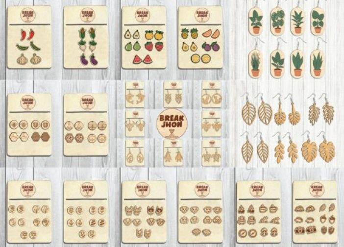 Paquete SVG de pendientes