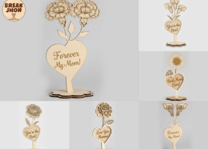 Paquete SVG de puesto de flores para el Día de la Madre