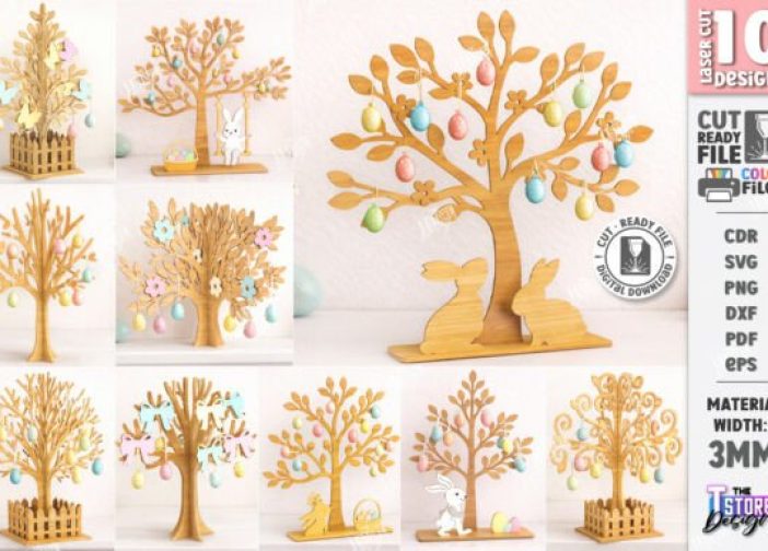 Paquete árbol de Pascua Huevos de Pascua