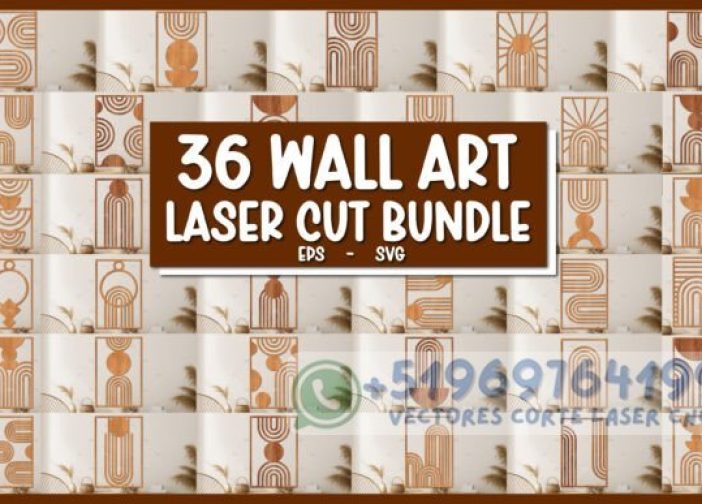 Paquete de 35 obras de arte de pared