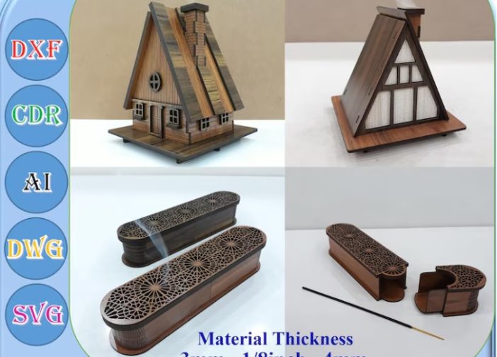 Paquete de 4 soportes para varillas de incienso