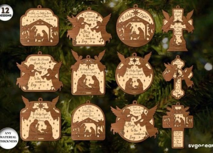 Paquete de adornos de la Natividad