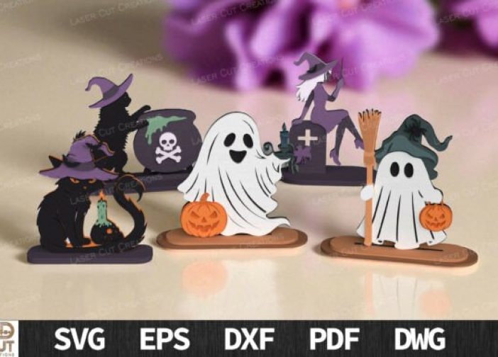 Paquete de adornos de mesa de Halloween