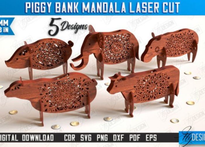 Paquete de alcancía de animales granja