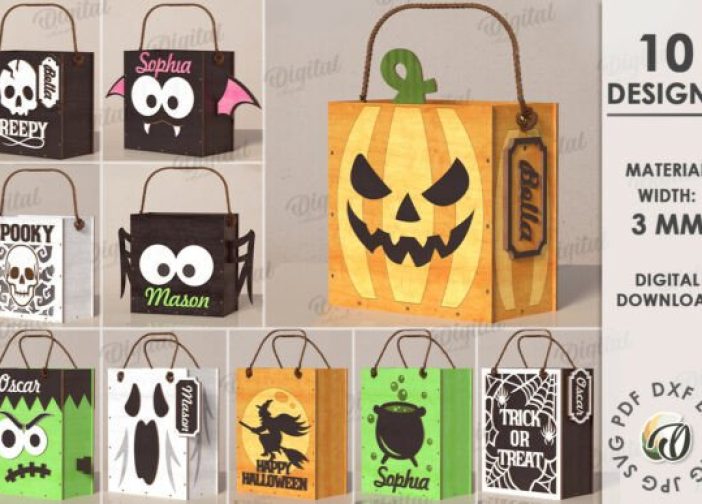Paquete de bolsas de golosinas de Halloween