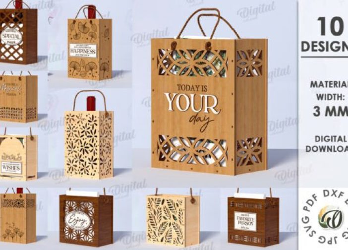 Paquete de bolsas de regalo personalizados