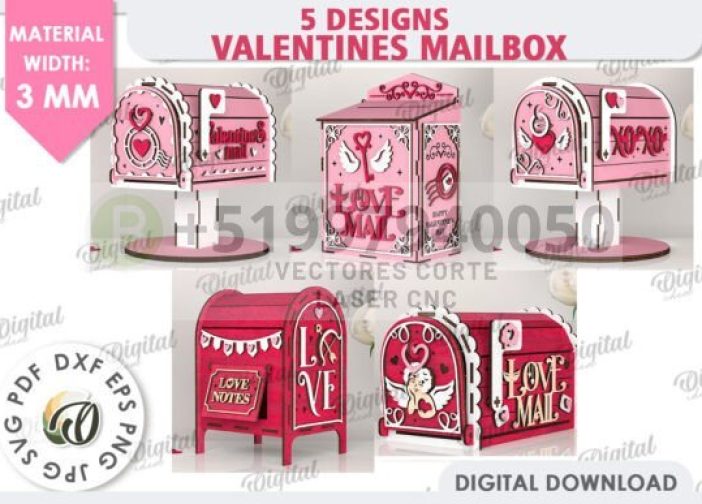 Paquete de buzones de San Valentín1