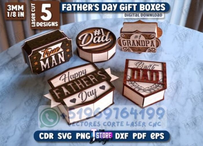 Paquete de caja de regalo para el Día del Padre