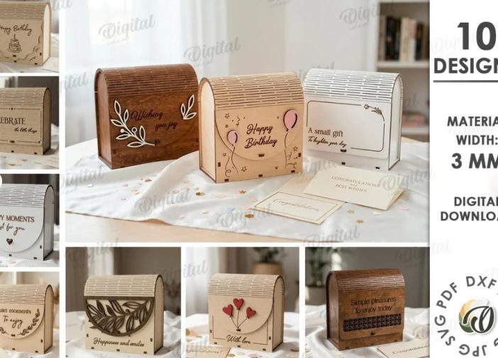 Paquete de cajas con tapa de regalo para cumpleaños