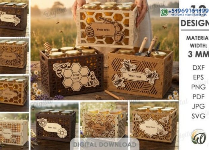 Paquete de cajas de abejas
