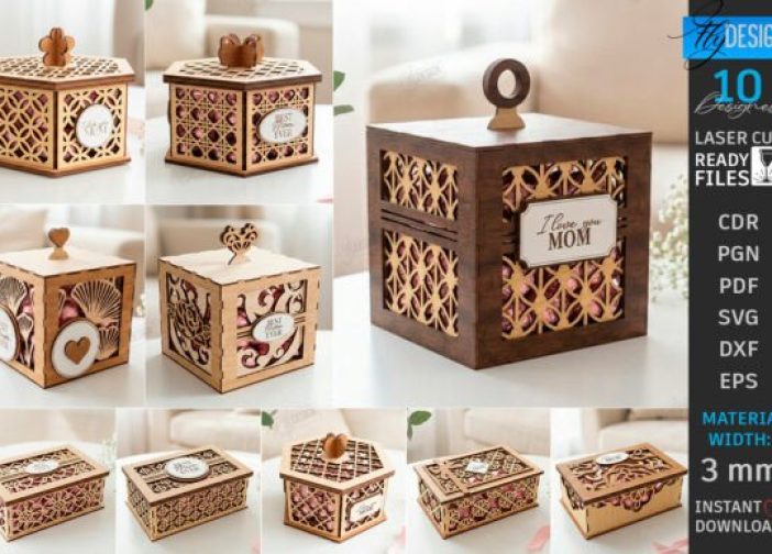 Paquete de cajas de regalo para el Día de la Madre