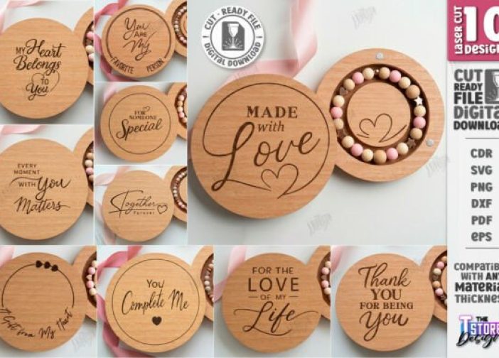 Paquete de cajas de regalo para pulseras