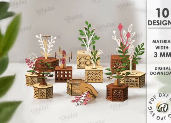 Paquete de cajas florales