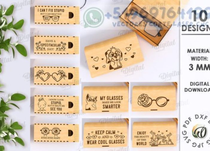 Paquete de cajas para gafas lentes 3D