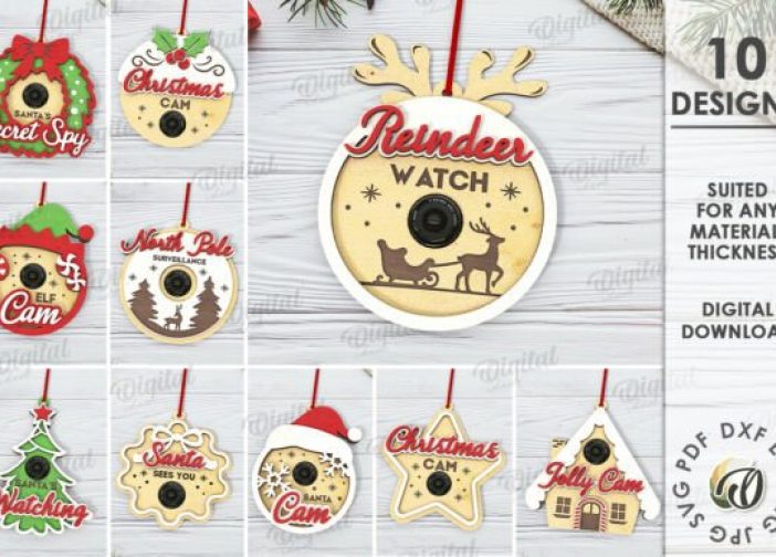 Paquete de cámaras navideñas