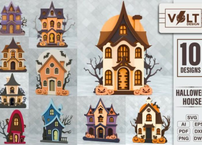 Paquete de casa de terror Halloween