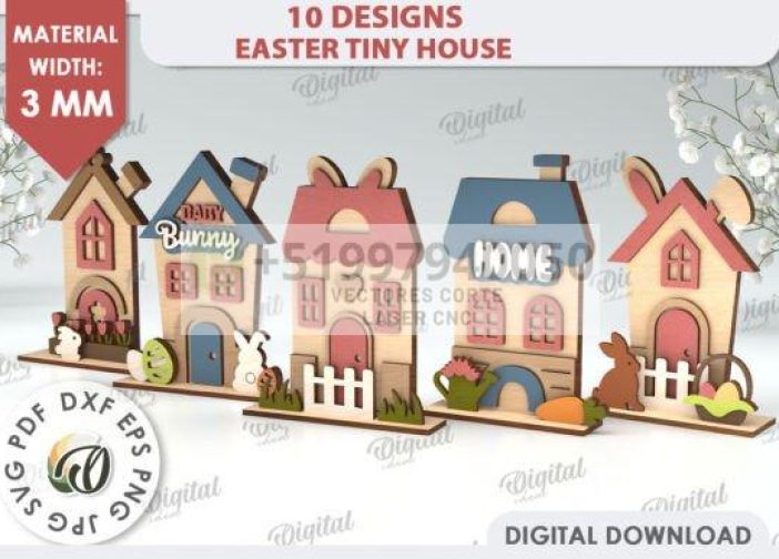 Paquete de casas de Pascua