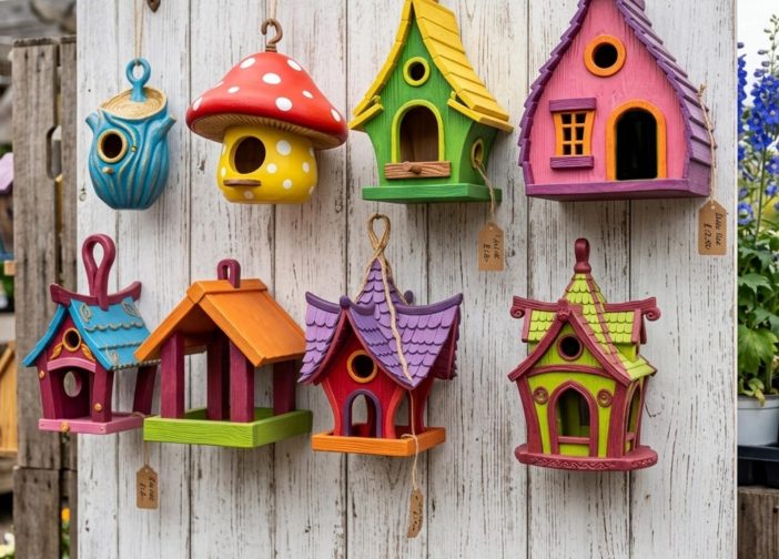 Paquete de casitas y comederos para pájaros de fantasia lo mejor en 3D al 51969764199