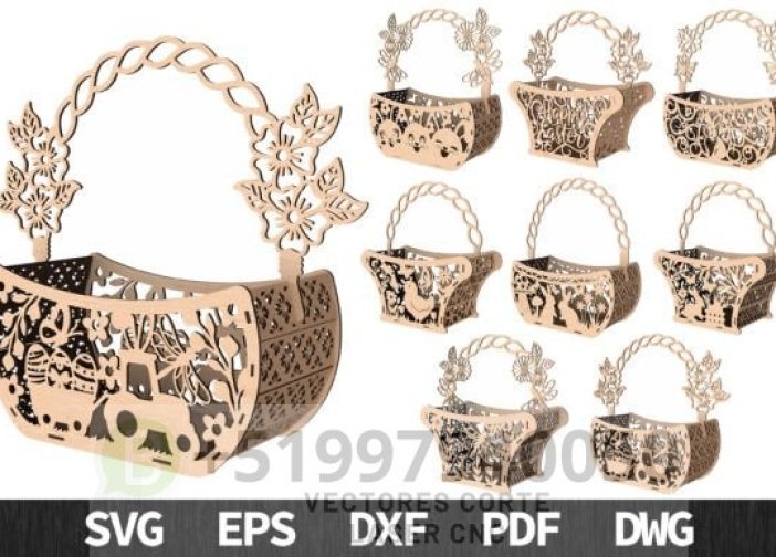 Paquete de cestas de Pascua