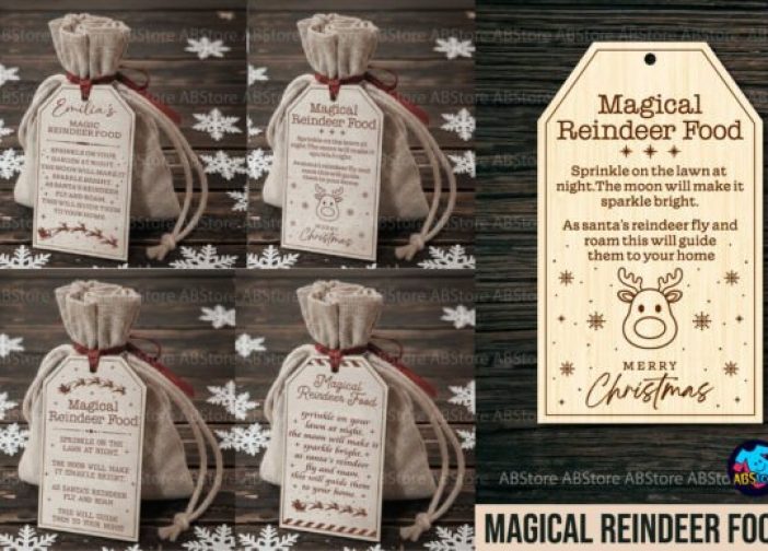 Paquete de comida mágica de reno
