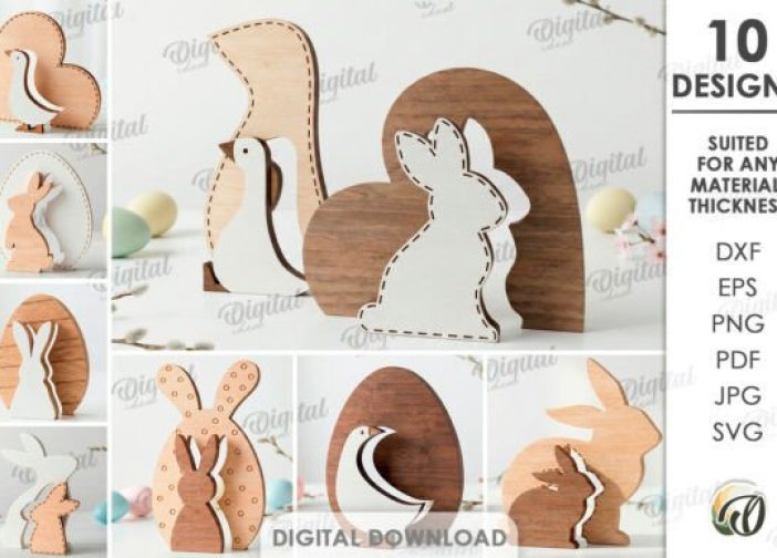 Paquete de decoraciones de Pascua