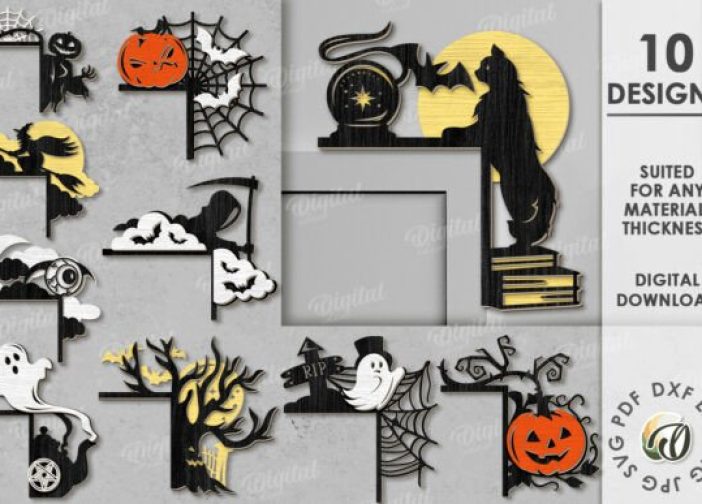 Paquete de esquinas de puerta de Halloween