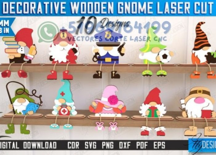 Paquete de gnomos decorativos