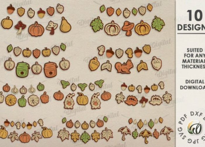 Paquete de guirnaldas de otoño