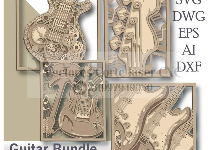 Paquete de guitarra multicapa