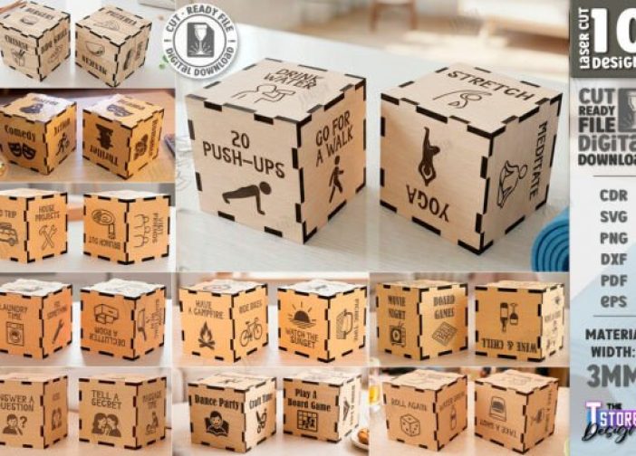 Paquete de juego de dado de dados toma de decisiones