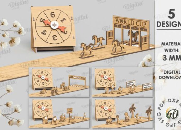 Paquete de juegos de carreras para niños