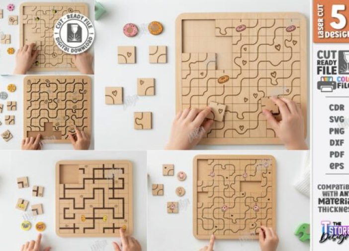 Paquete de juegos de mesa Laberinto