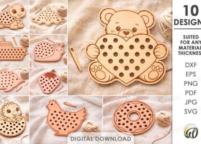 Paquete de juguetes con cordones