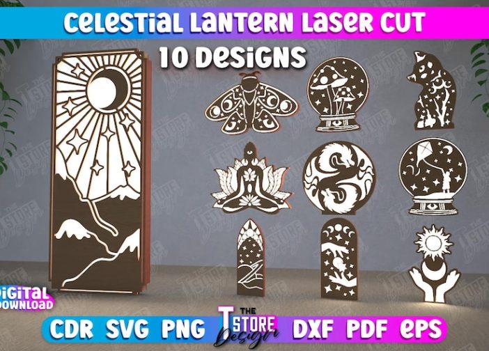Paquete de lámpara luz LED mística 3D