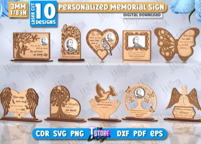 Paquete de letreros conmemorativos