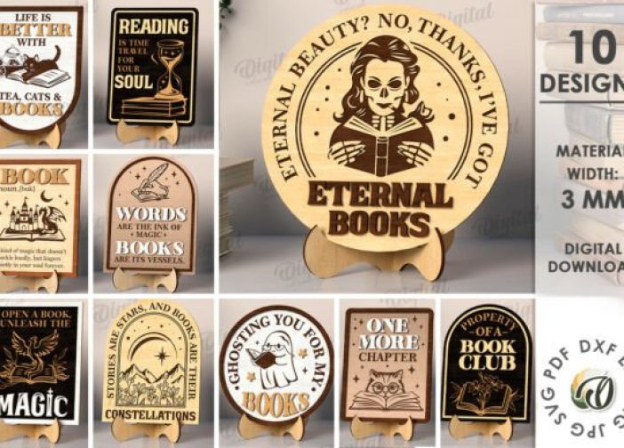 Paquete de letreros de estantería