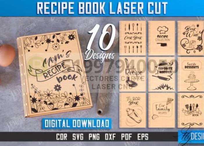 Paquete de libros de recetas Portada de libro Libro de cocina