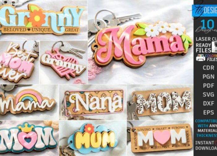 Paquete de llavero de mamá Abuelita