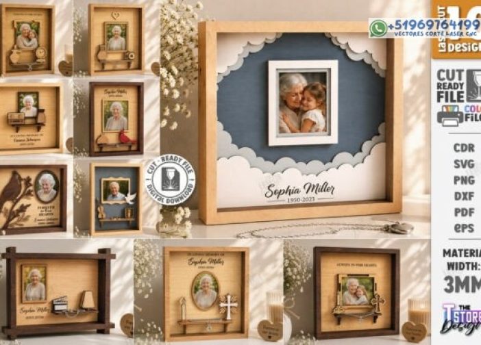 Paquete de marco de foto conmemorativo