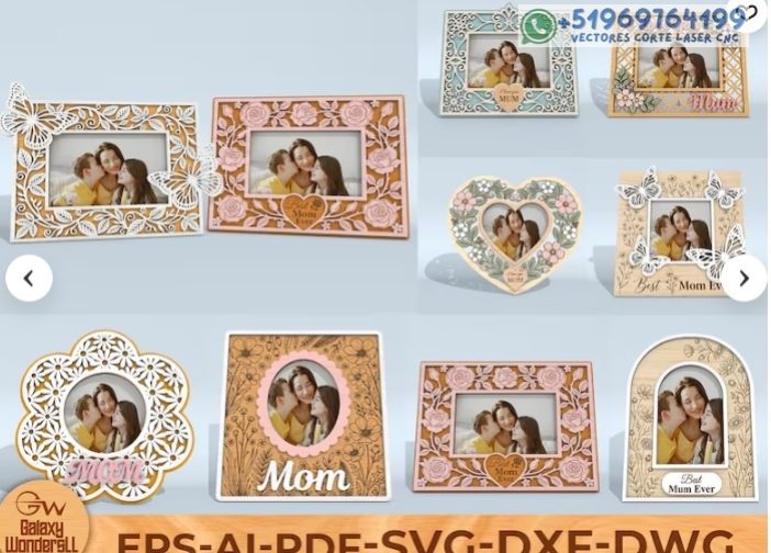 Paquete de marcos de fotos de mama Para mas Vectores Whatsapp 51969764199