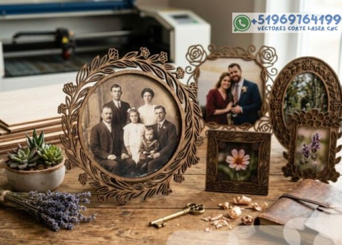 Paquete de marcos de fotos florales Para mas Vectores Whatsapp 51969764199