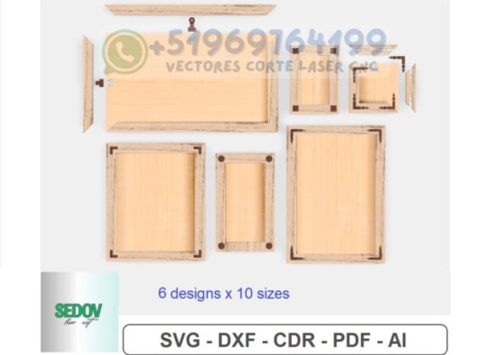 Paquete de marcos de fotos