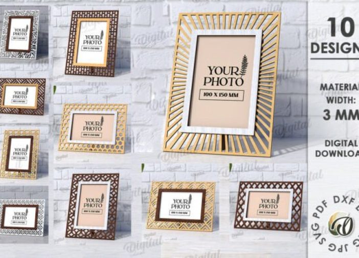 Paquete de marcos decorativos 3D