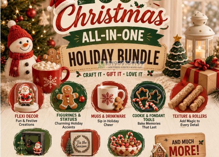 Paquete de mas de 200 artículos navideños