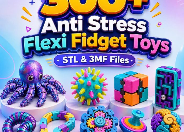 Paquete de más de 300 juguetes Flexi Fidget